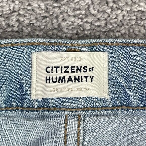 Citizens of Humanity Olivia Jeans Women's 25 Blue Slim Straight High Rise Light - Picture 5 of 14